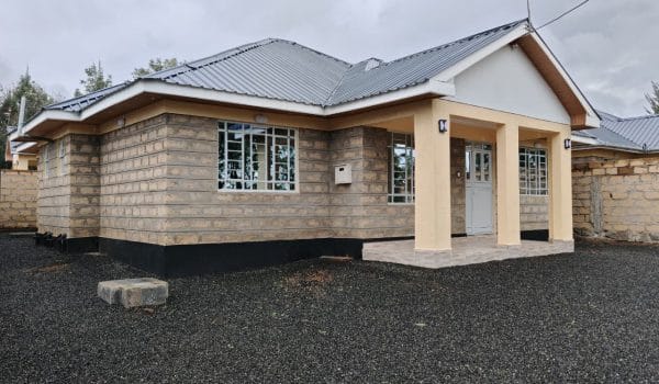  A modern 3-bedroom bungalow for sale in Ongata Rongai, featuring a stylish design, secure compound, and serene neighborhood ideal for family living.